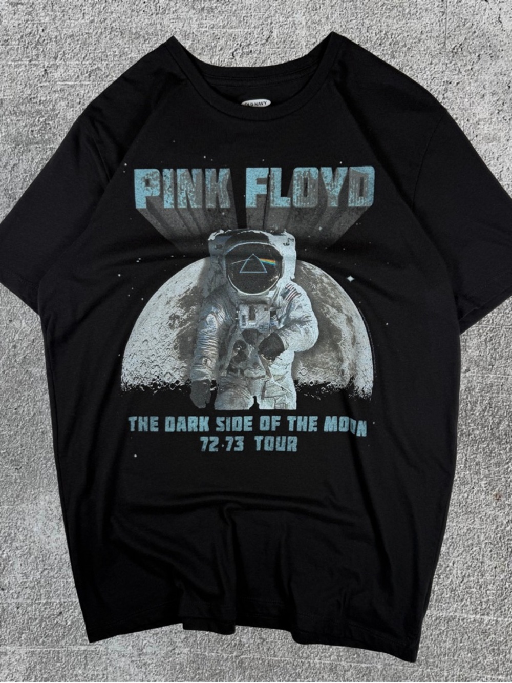 Men’s Old Navy Pink Floyd Dark Side Of The Moon Tour Tee Size Medium